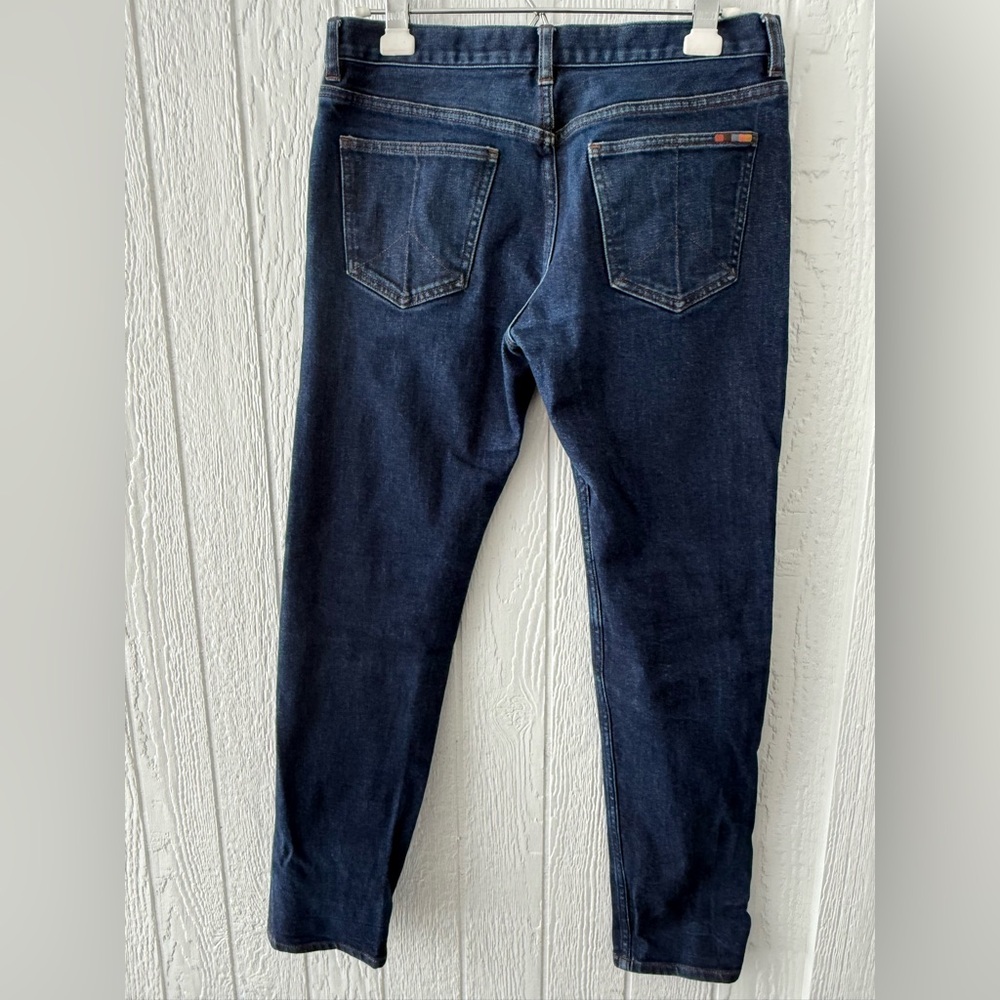 Paul Smith Peace Sign Dark Blue Distressed Slim Fit Denim Jeans size 32